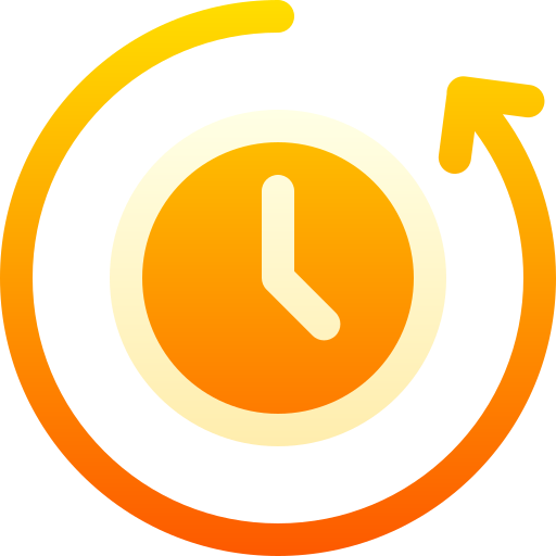 Clock Basic Gradient Gradient icon