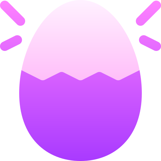 卵 Basic Gradient Gradient icon