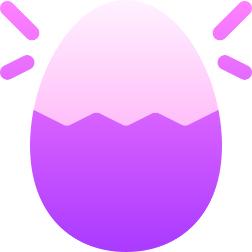 Egg Basic Gradient Gradient icon