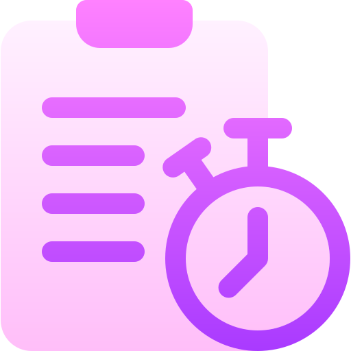 시간 Basic Gradient Gradient icon