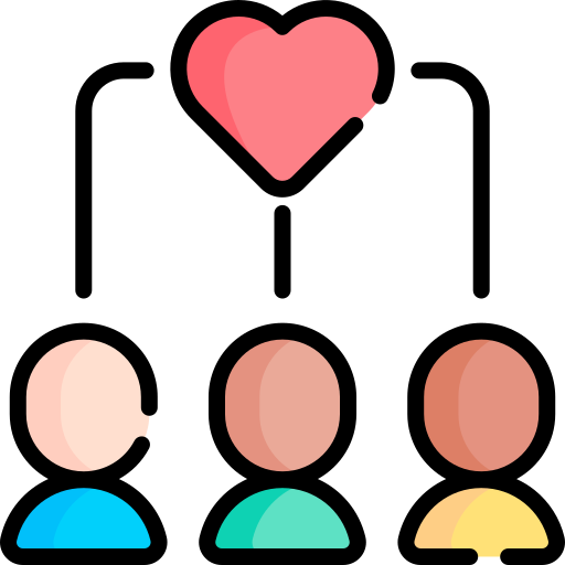 poliamoria Special Lineal color ikona