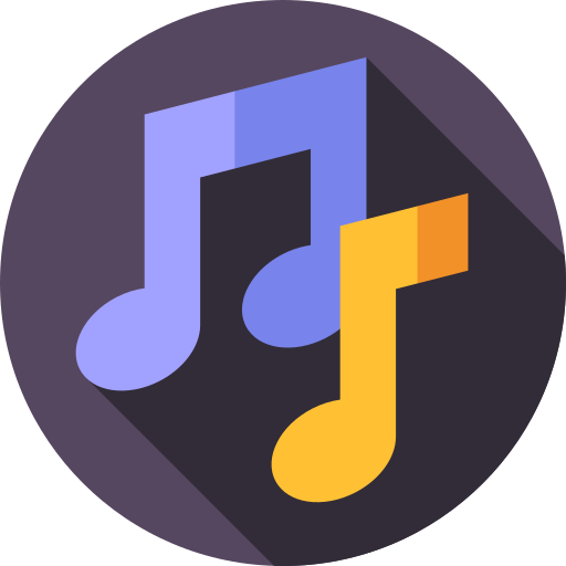 音符 Flat Circular Flat icon