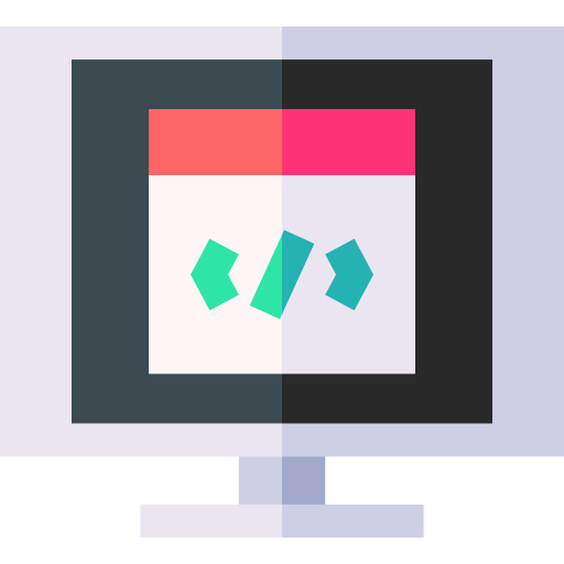 Coding Basic Straight Flat icon