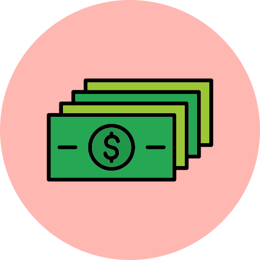 dinero Generic Outline Color icono