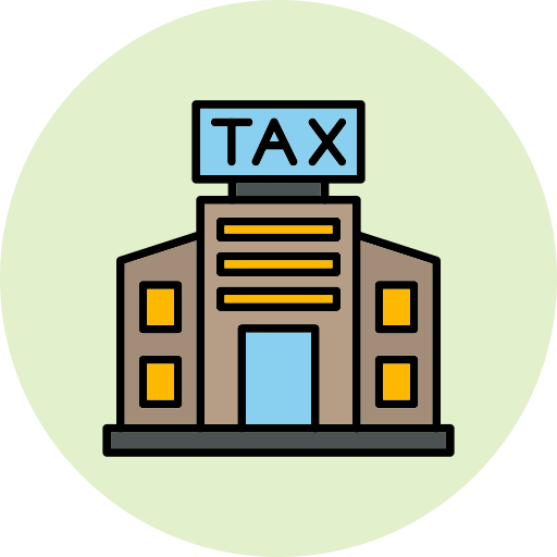 Tax office Generic Outline Color icon