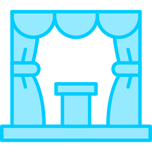 ステージ Generic Blue icon