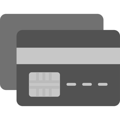 tarjeta de crédito Generic Grey icono
