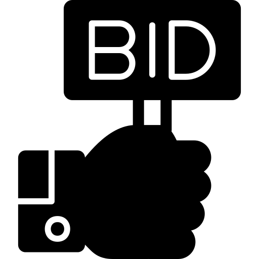 Делать ставку Generic Glyph иконка