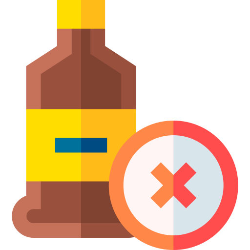 Alcohol Basic Straight Flat icon