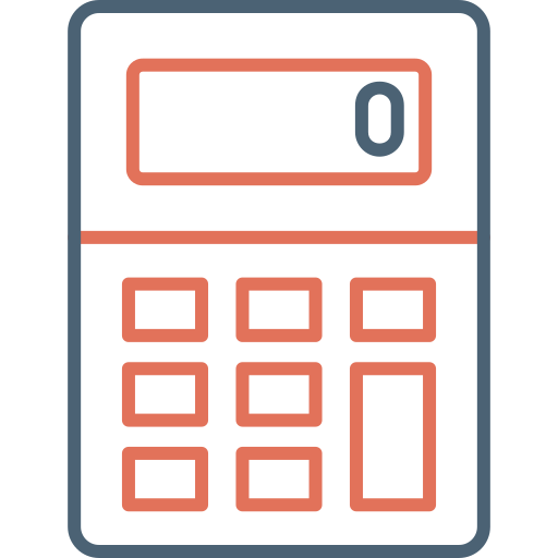 Calculator Generic Outline Color icon