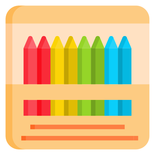 Crayons Generic Flat icon