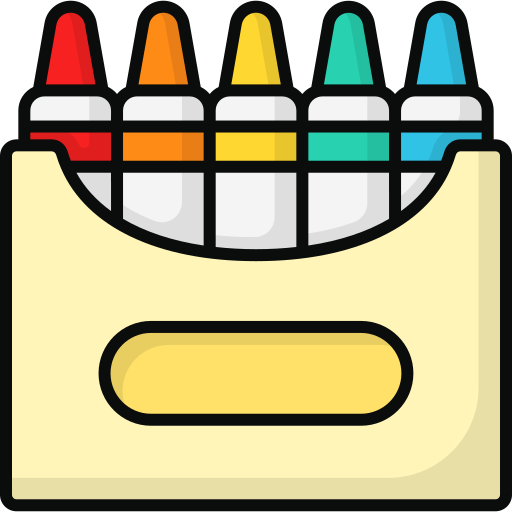 Crayon Generic Outline Color icon