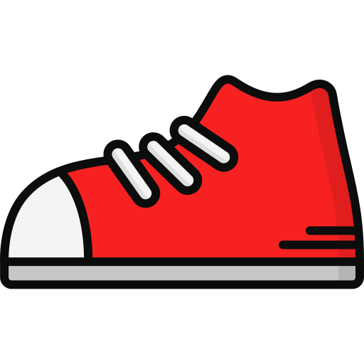 zapatilla de deporte Generic Outline Color icono