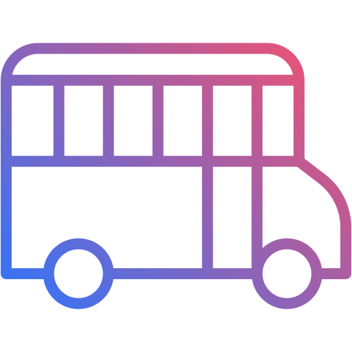 Ônibus escolar Generic Gradient Ícone
