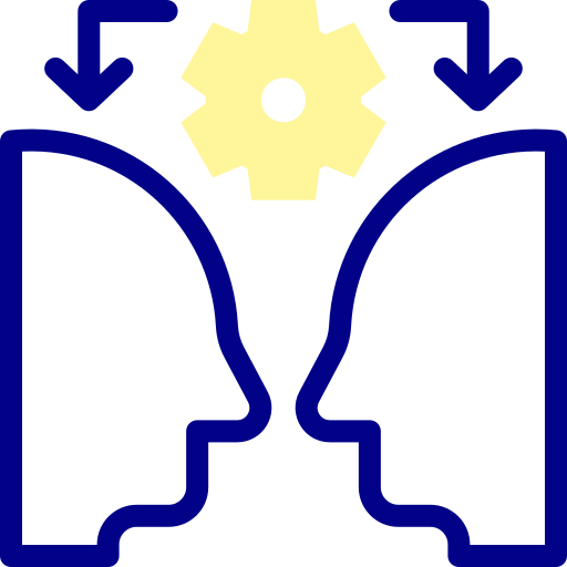 갈등 Detailed Mixed Lineal color icon