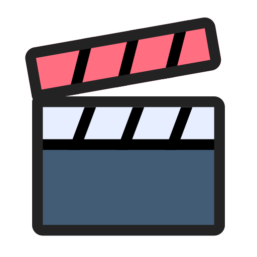 film Generic Outline Color icoon