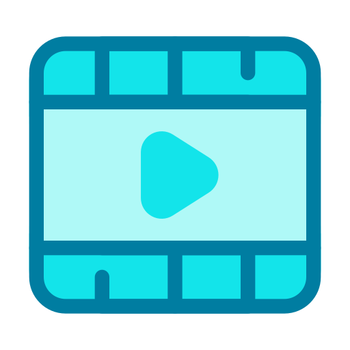 비디오 클립 Generic Blue icon