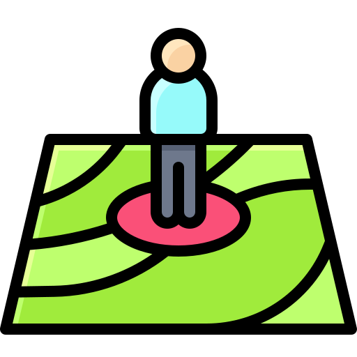 Walk Generic Outline Color icon