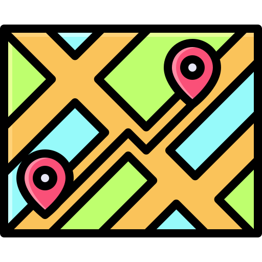 route Generic Outline Color icon