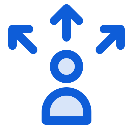 의사결정 Generic Blue icon