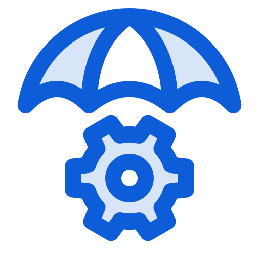 Crisis management Generic Blue icon