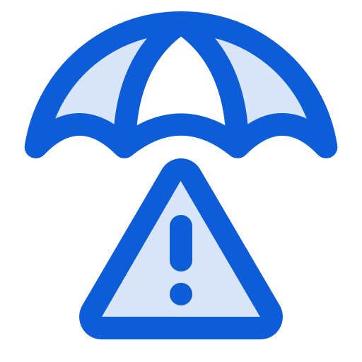 risicomanagement Generic Blue icoon