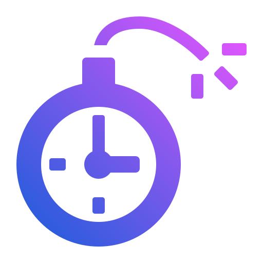 bomba de tiempo Generic Flat Gradient icono