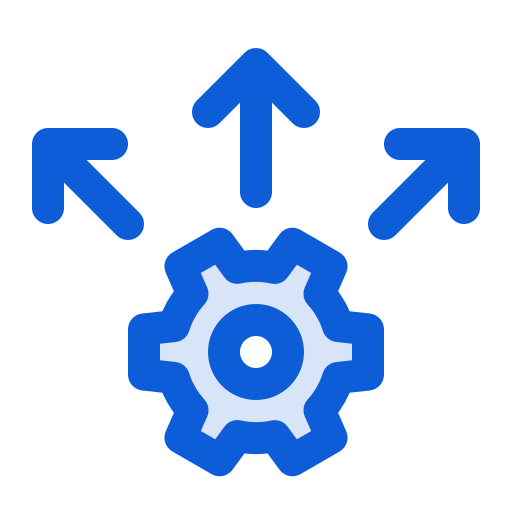 Decision making Generic Blue icon