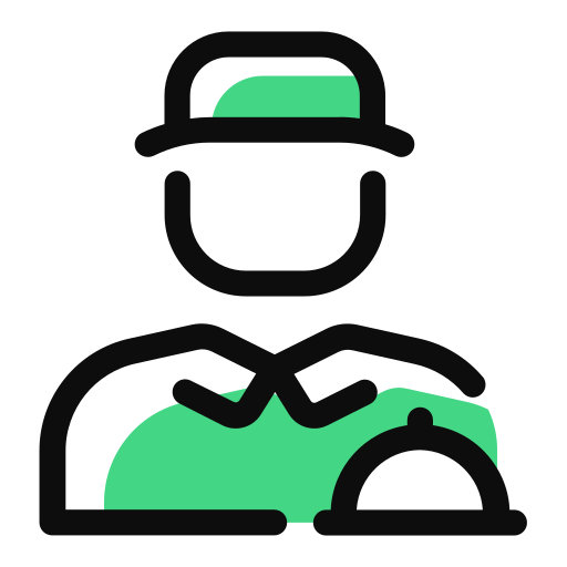 Delivery man Generic Outline Color icon