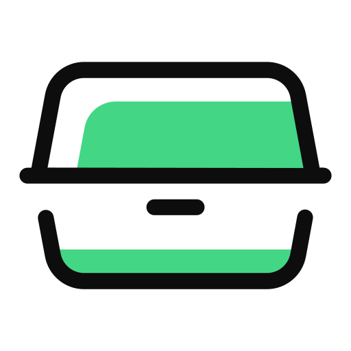contenedor de comida Generic Outline Color icono