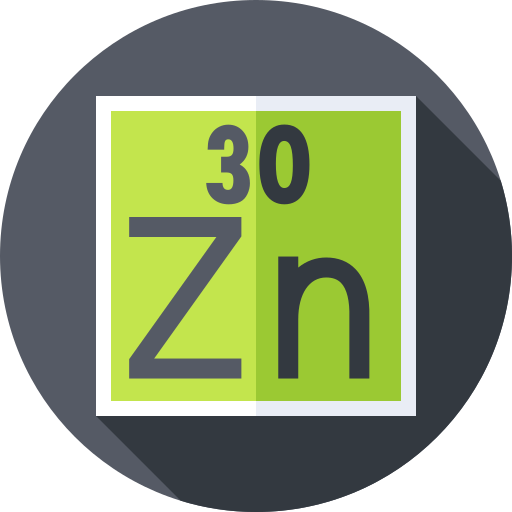 zinc Flat Circular Flat icono