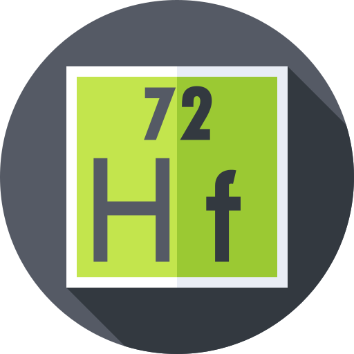 hafnium Flat Circular Flat icon