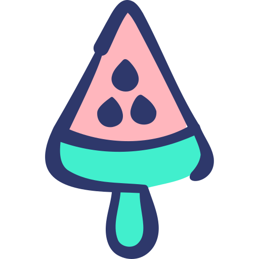 Popsicle Basic Hand Drawn Lineal Color icon