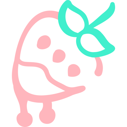 truskawka Basic Hand Drawn Color ikona