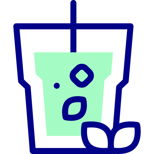 Ice Tea Detailed Mixed Lineal color icon