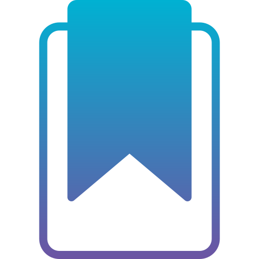 lesezeichen Generic Flat Gradient icon