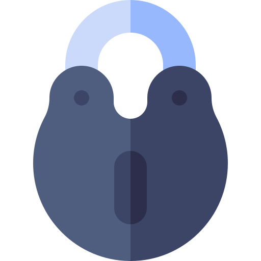 Padlock Basic Rounded Flat icon