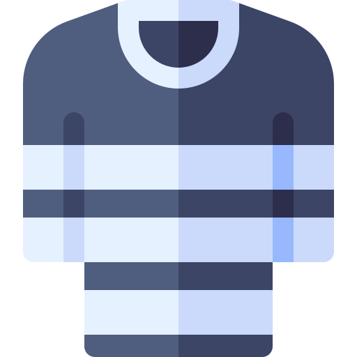 Shirt Basic Rounded Flat icon