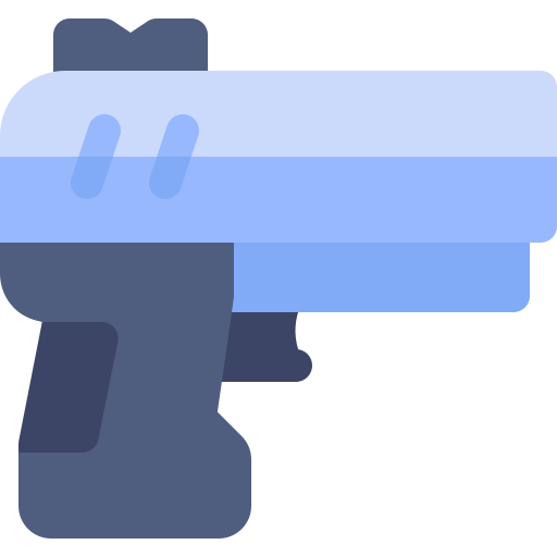 pistole Basic Rounded Flat icon