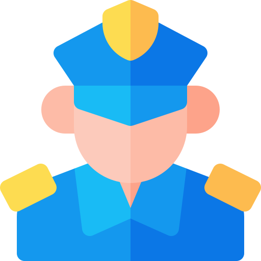 Police Basic Rounded Flat icon