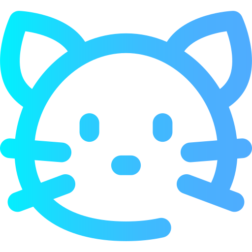 gato Super Basic Omission Gradient icono
