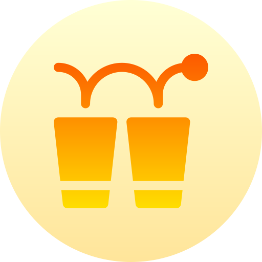 bière-pong Basic Gradient Circular Icône