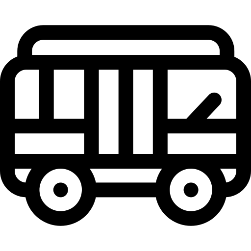 bus Basic Rounded Lineal icoon