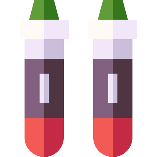 Blood sample Basic Straight Flat icon
