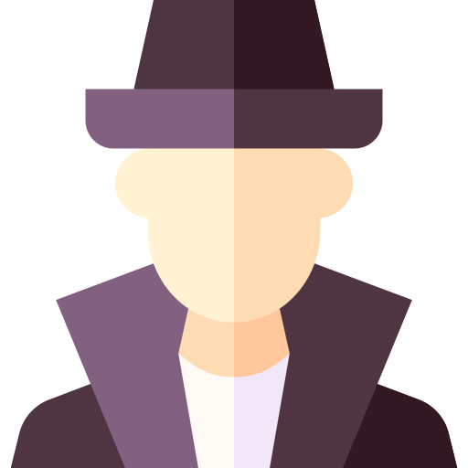 detective Basic Straight Flat icono