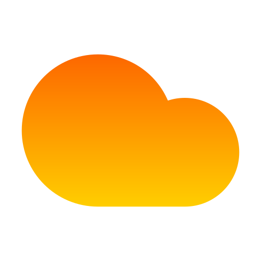 nube Generic Flat Gradient icono