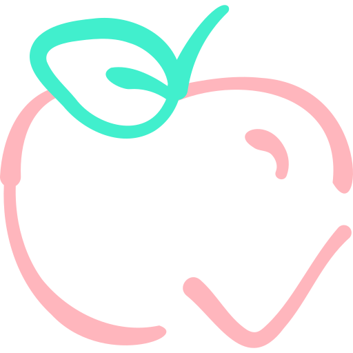 Яблоко Basic Hand Drawn Color иконка