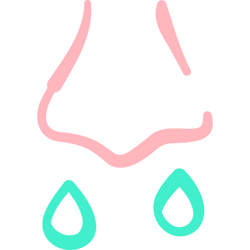 비염 Basic Hand Drawn Color icon