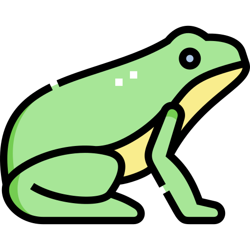 Amphibian Detailed Straight Lineal color icon