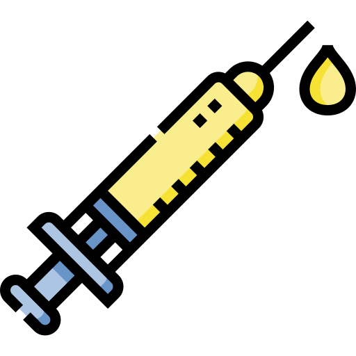 Syringe Detailed Straight Lineal color icon